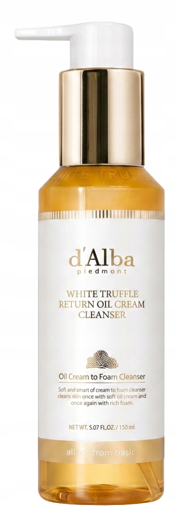 d'Alba White Truffle Čistící odličovací olej 150 ml