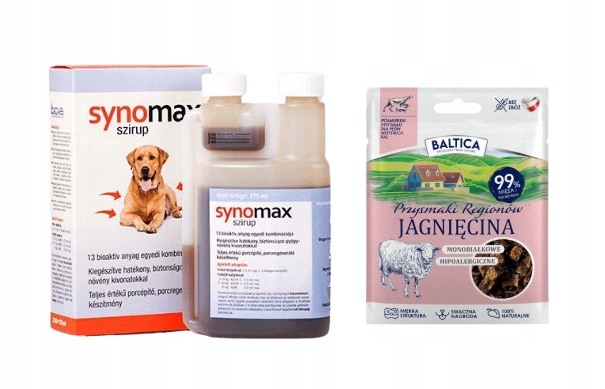 Synomax 275 ML Baltica Pamlsek Poloměkká s jehněčím masem 30 g Set
