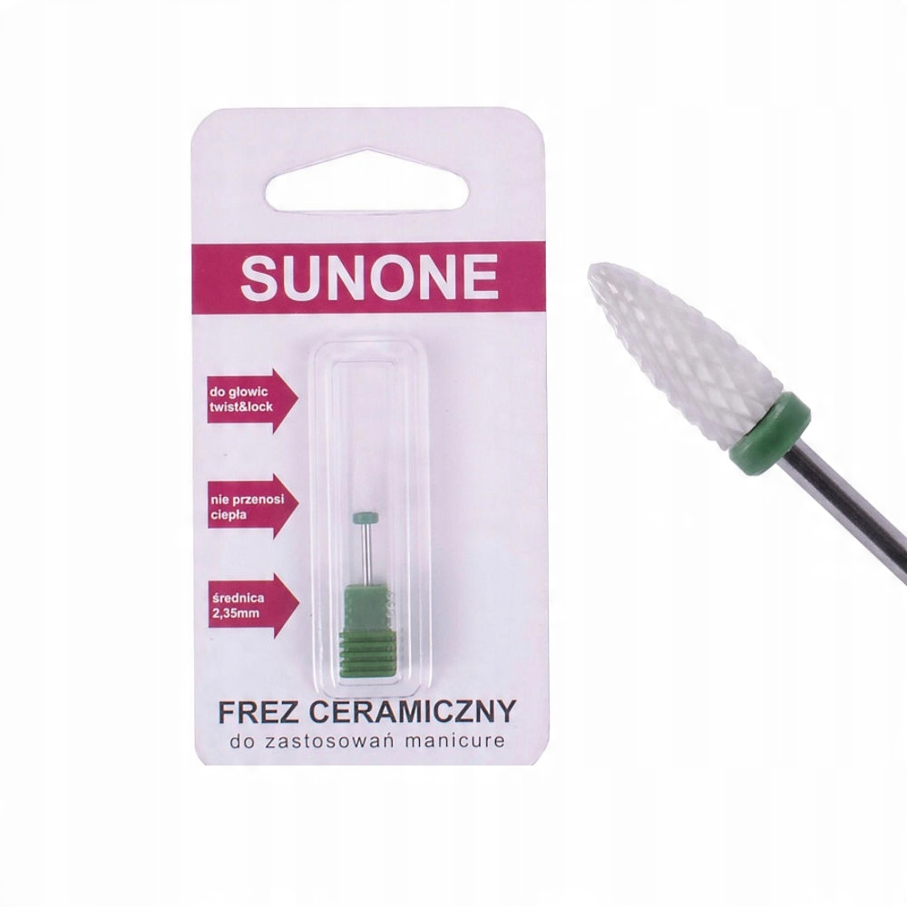

Sunone Frez Ceramiczny Stożek Mocny Hybryda Żel