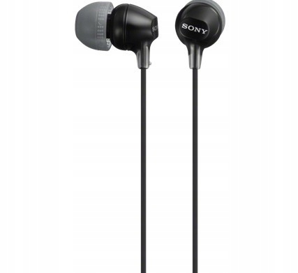 Słuchawki przewodowe Sony MDR-EX15LP Czarne