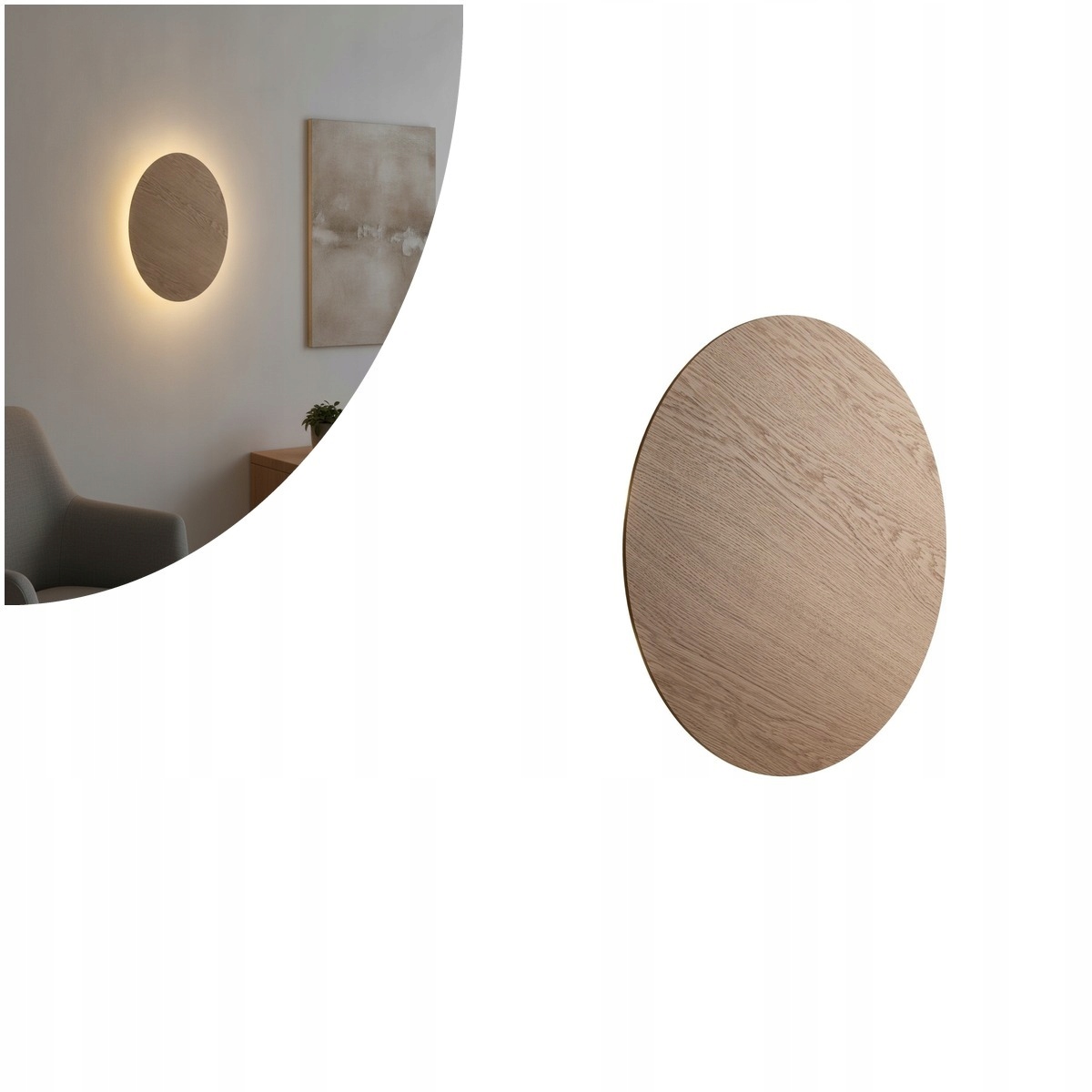 Nástenná lampa Luna čierna hnedá, moderná obývacia izba Tk Lighting