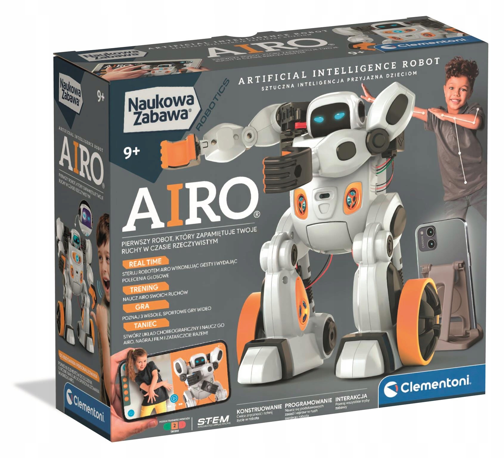 Для программирования и кодирования Clementoni Robot Airo 50819