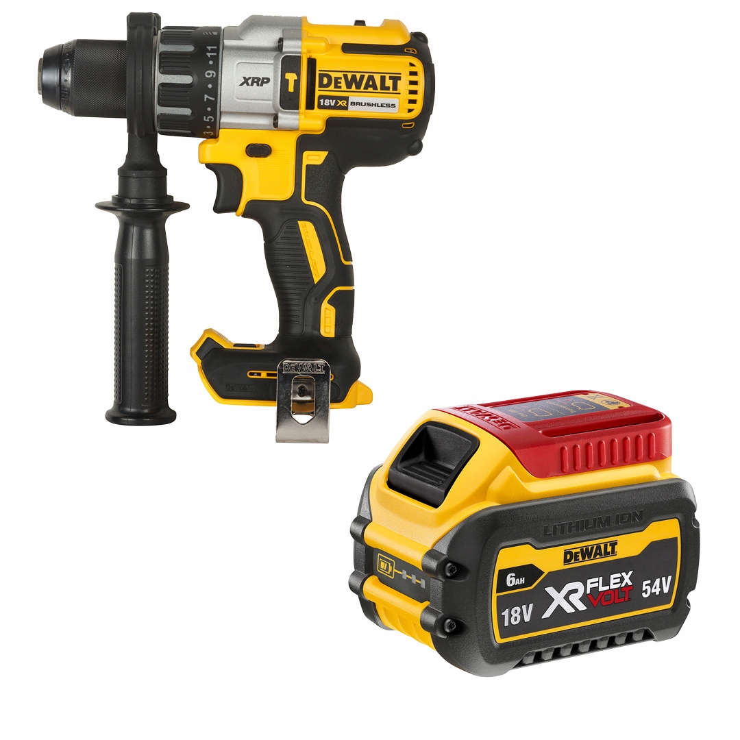 18V 95Nm DeWALT DCD996N rázový Aku Šroubovák akumulátor Xr 6Ah DCB546