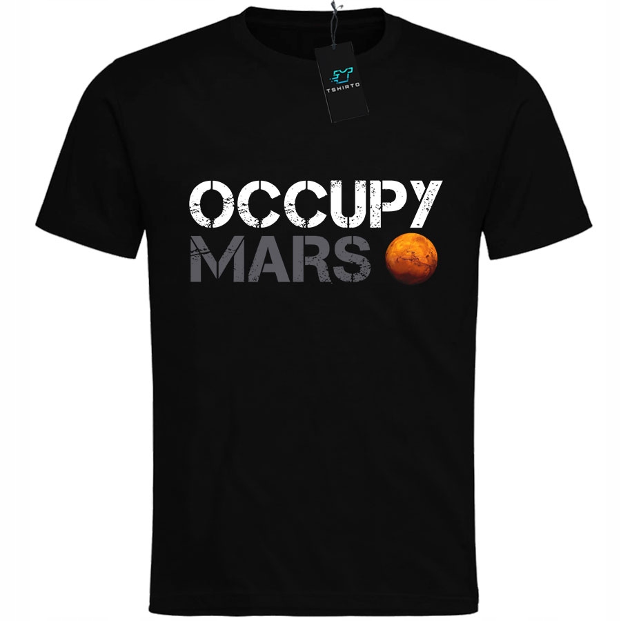 

Koszulka Męska Occupy Mars Elon Musk Space X M
