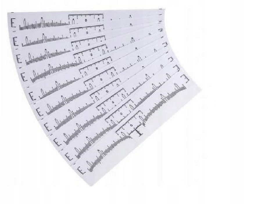 Samoprzylepna linijka do brwi