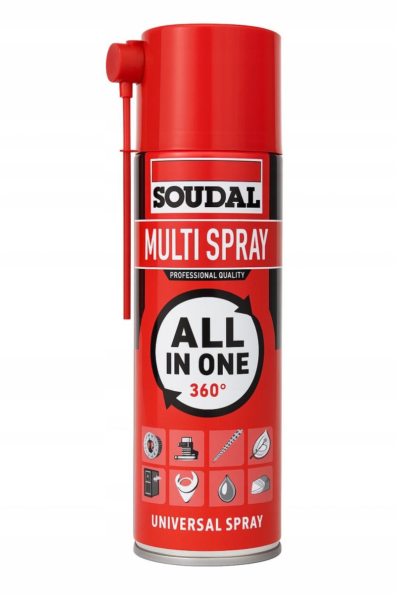 Multi-Spray smarująco-zabezpieczający środek Soudal smar do okuć, łańcucha,