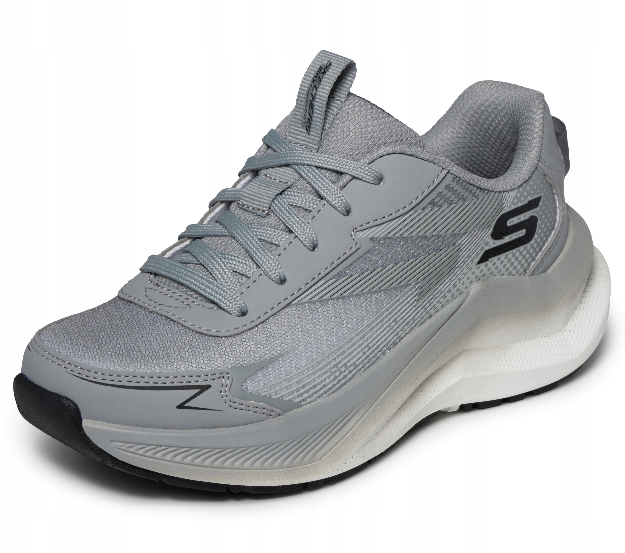 Buty młodzieżowe Skechers Max Cushioning Ascender Stable-Pacer szare 40