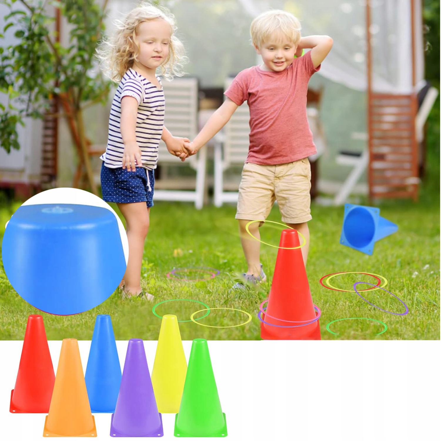 ZRĘCZNOŚCIOWA SERSO GRA DLA DOROSŁY I DZIECI RZUCANIE RINGO ZESTAW EAN (GTIN) 889997504797