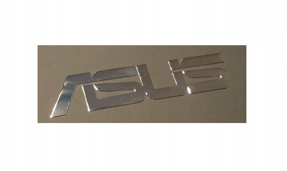 Наклейка ASUS LOGO Metal Edition 30x6 мм 079