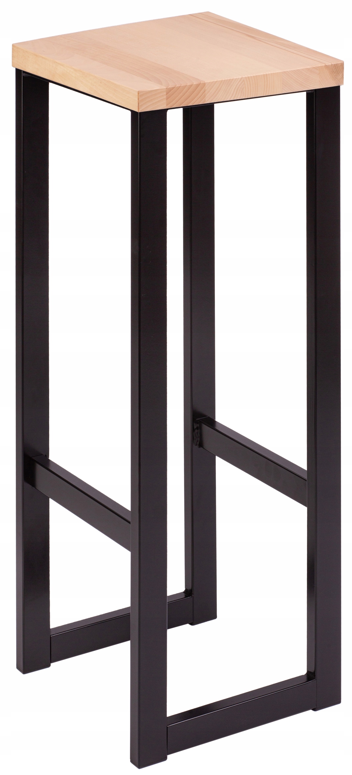

Hoker loft metal drewno 90 cm stołek, krzesło