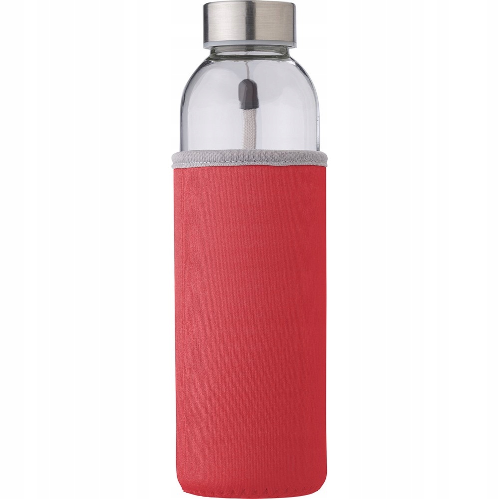 

Butelka Szklana bidon Na Wodę 500 ml W Pokrowcu