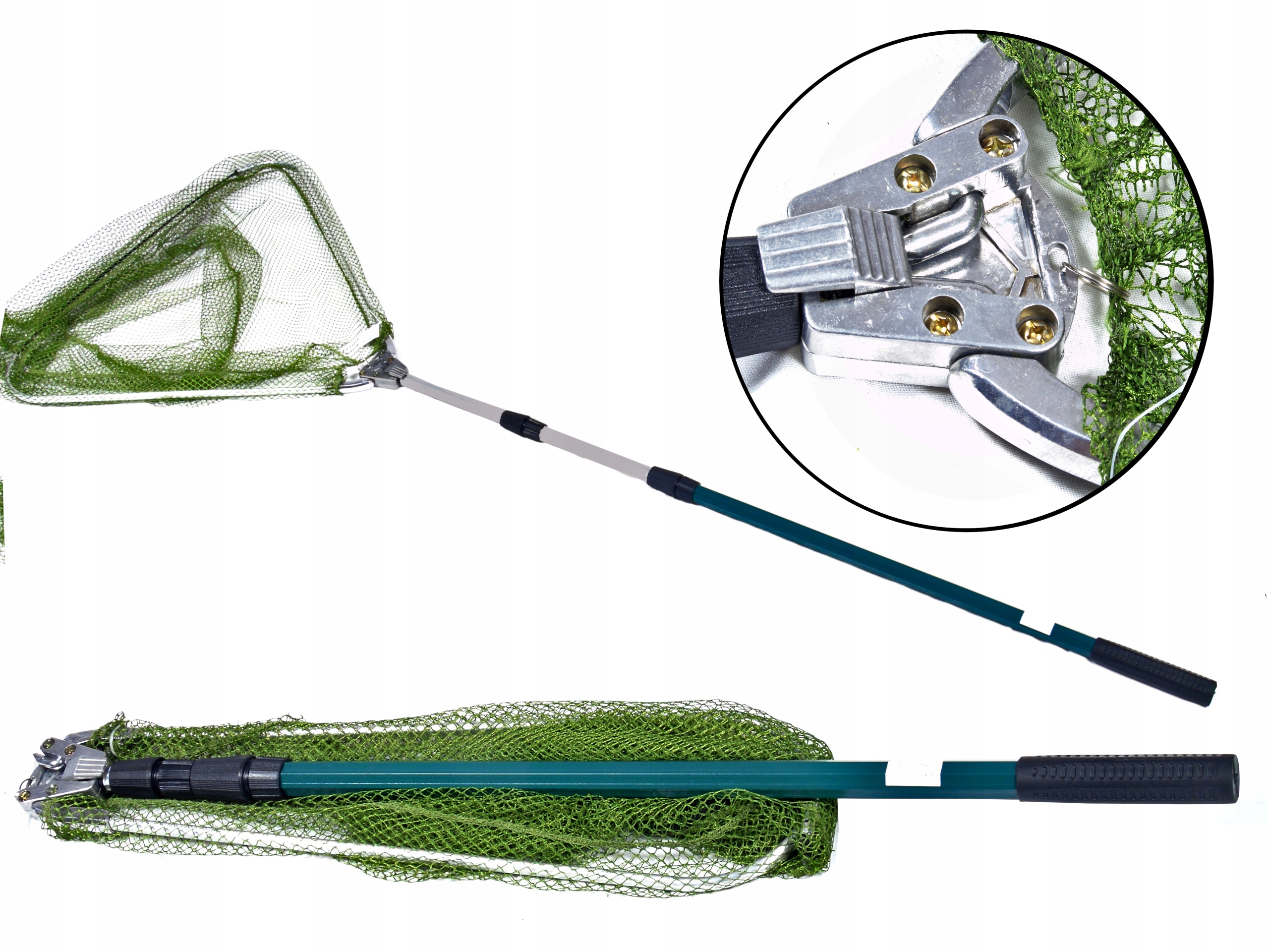 DUŻY PODBIERAK KARPIOWY KOSZ 80x80 3 SEKCJE 280cm