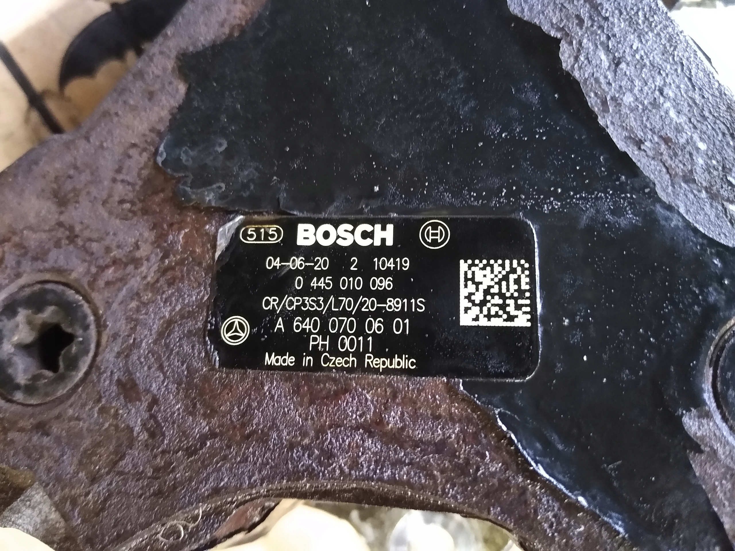 Pompe d’injection BOSCH 0445010096 MERCEDES CDI
