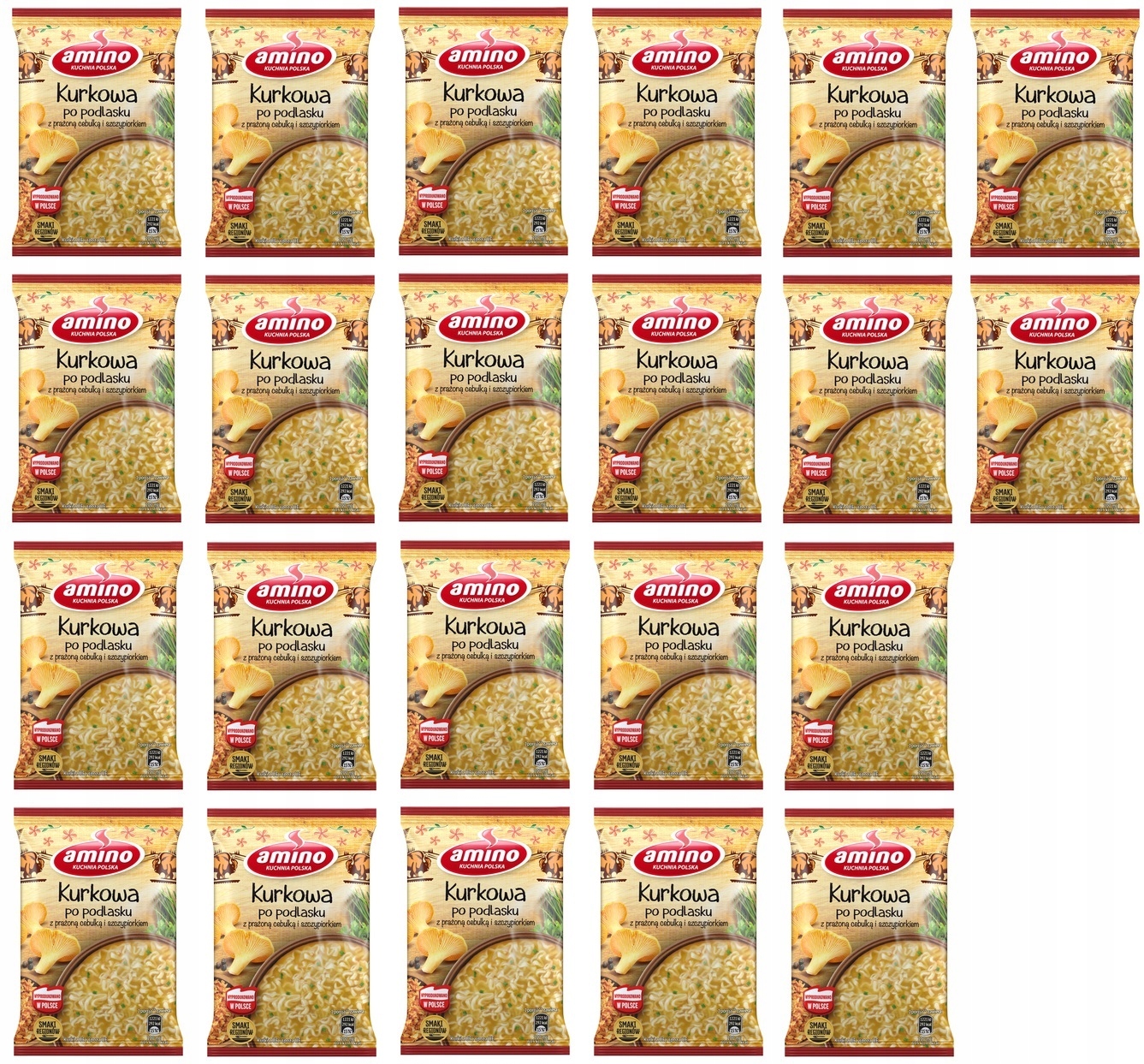 Levně 22 x 61 g Amino Instantní polévka Kurková po podlasku Karton