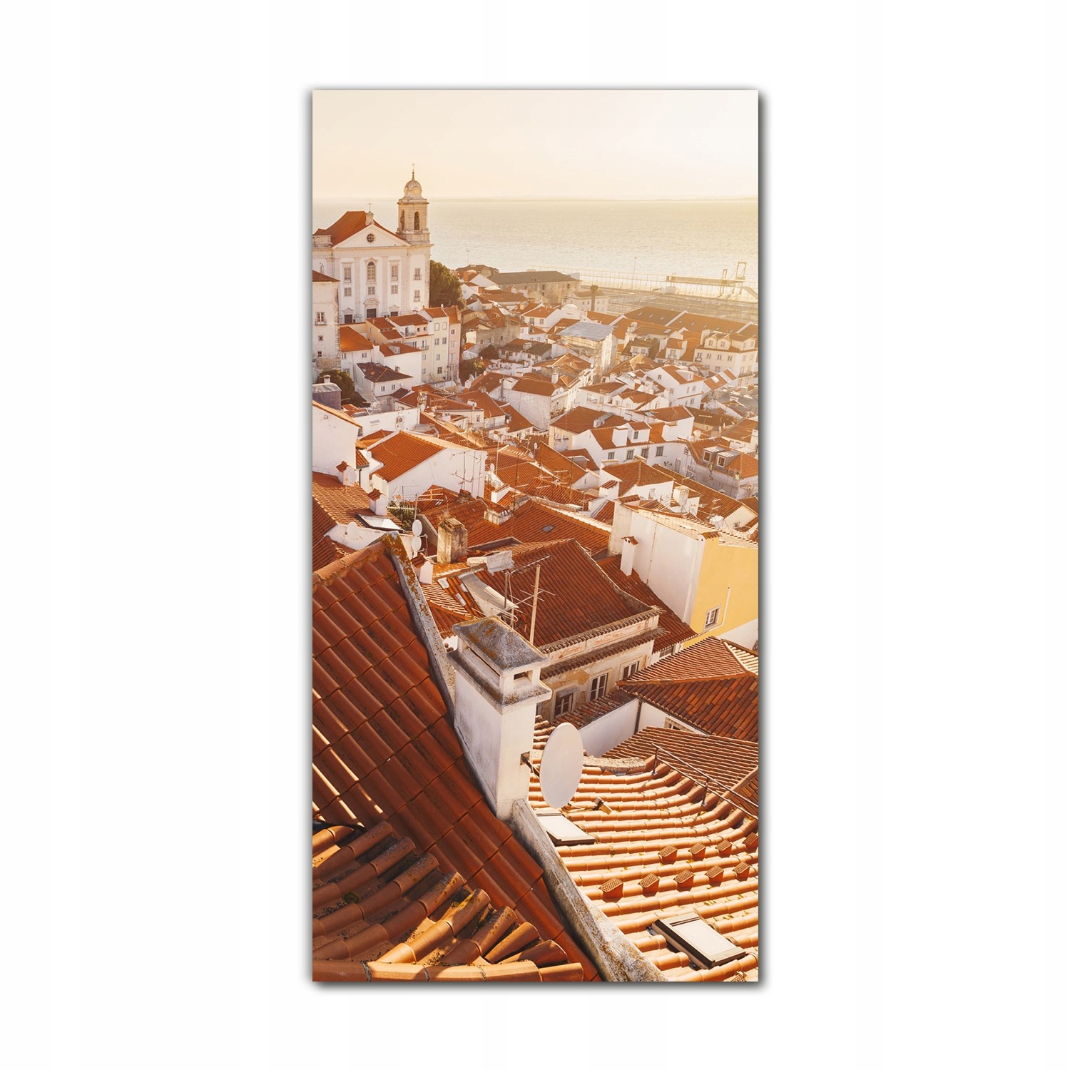 

Foto szklane ścienne 70x140 Lizbona stare miasto