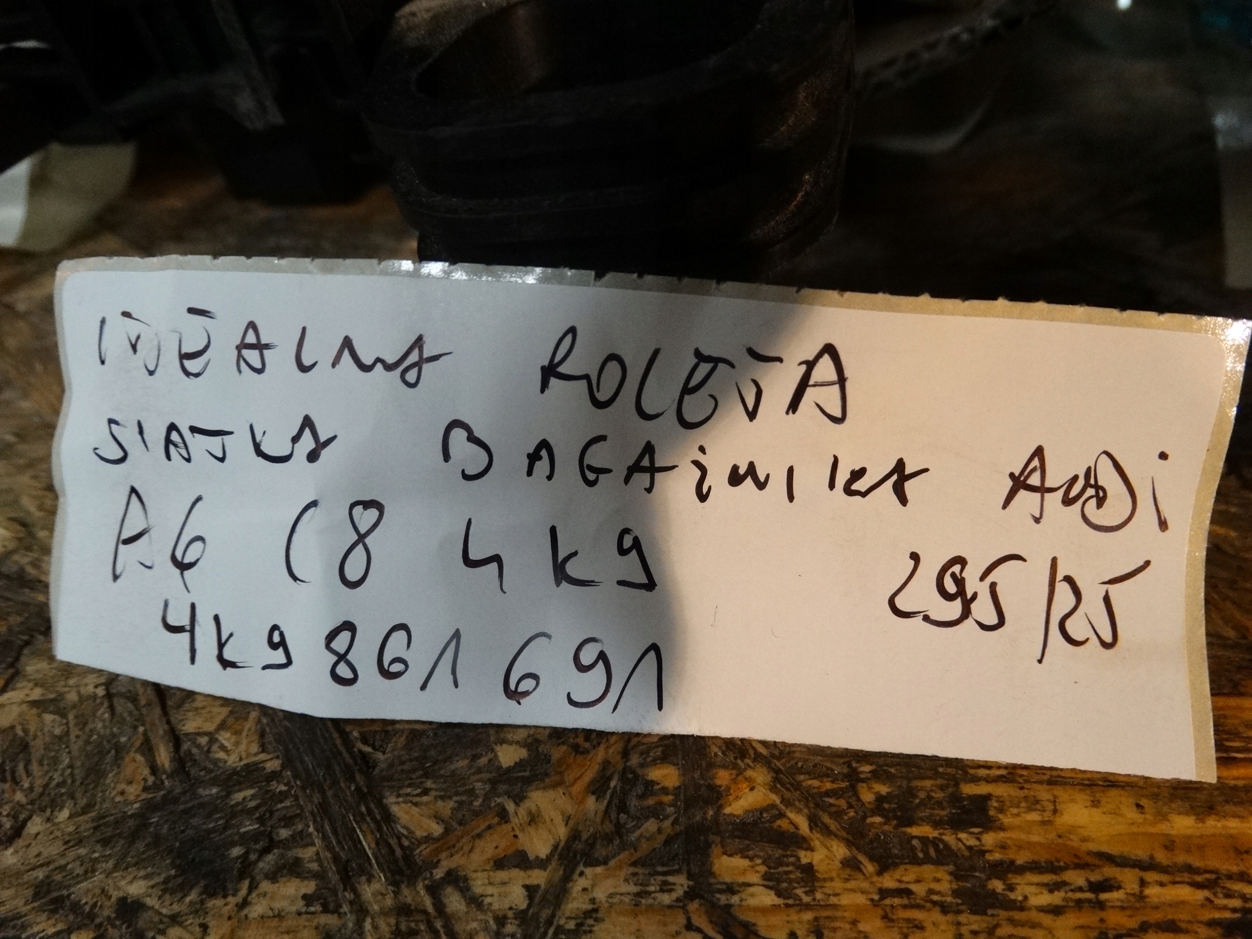 IDEALNA net blinds boot AUDI A6 C8 4K9 1