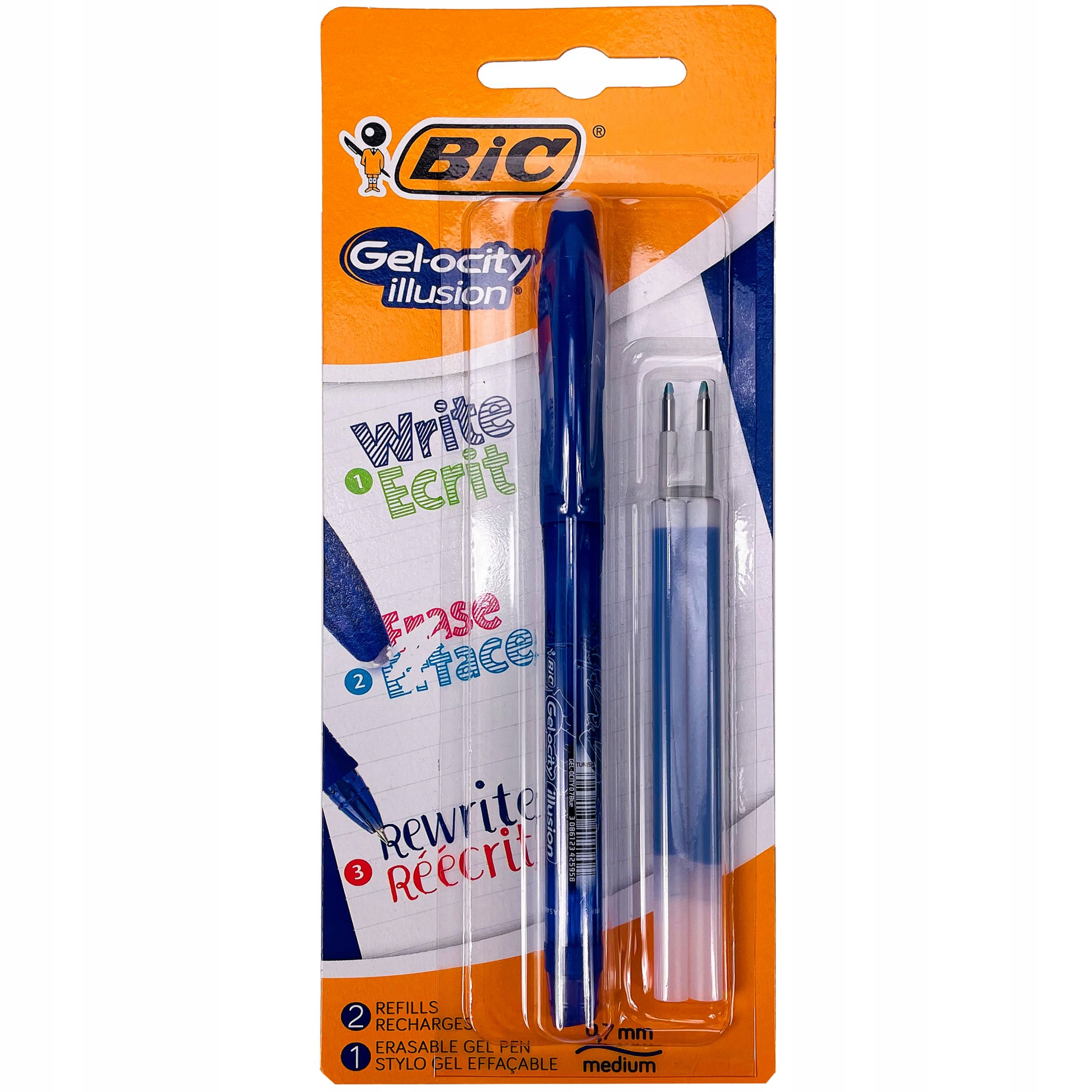 

Bic Długopis Gelocity Illusion Nieb Dwa Wkłady