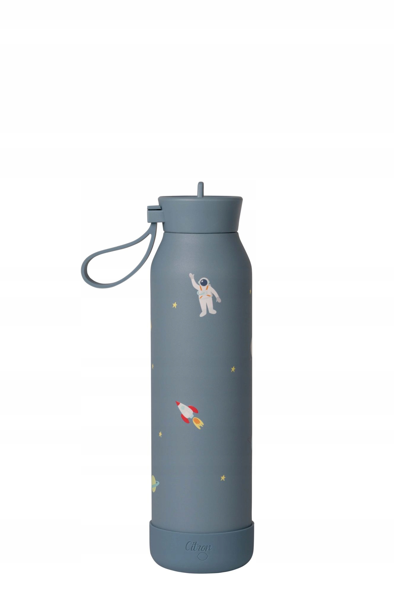 Citron: Butelka Termiczna ze Stali Nierdzewnej 500ml Spaceship Dusty Blue