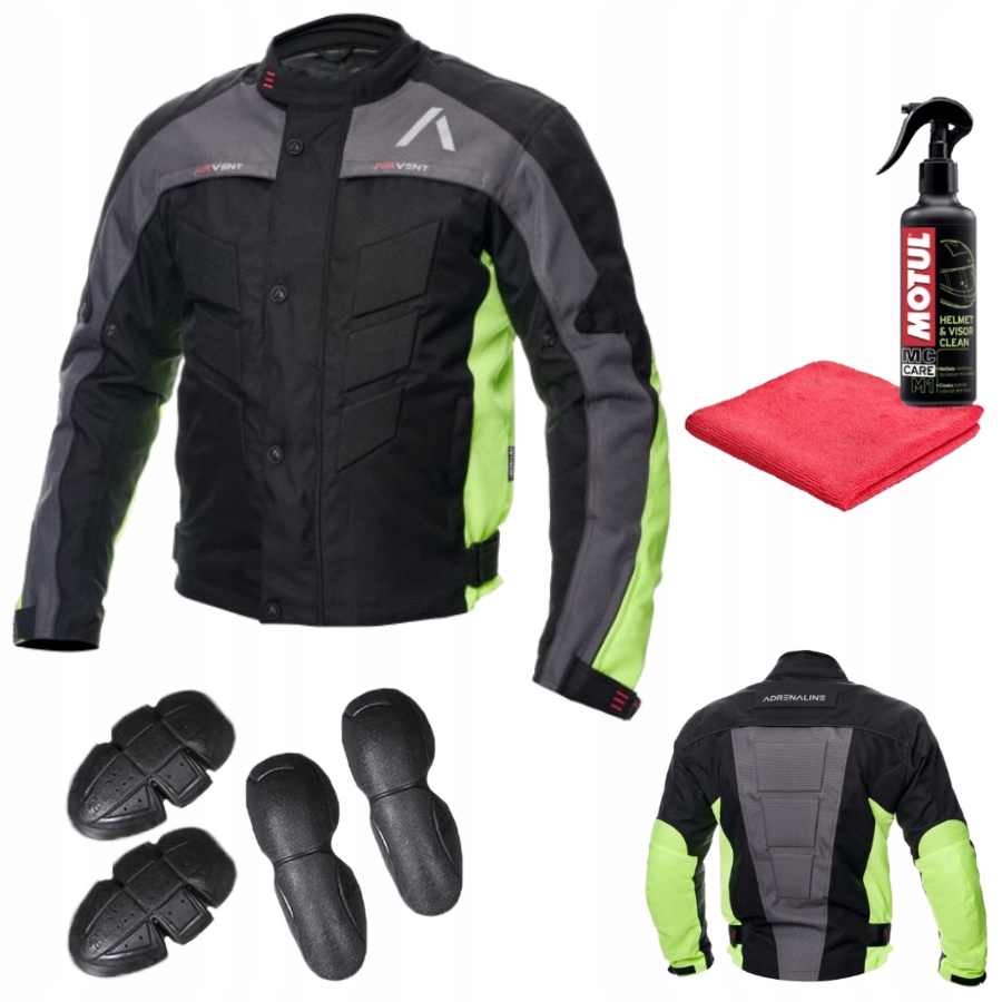 Kurtka turystyczna ADRENALINE PYRAMID fluo M