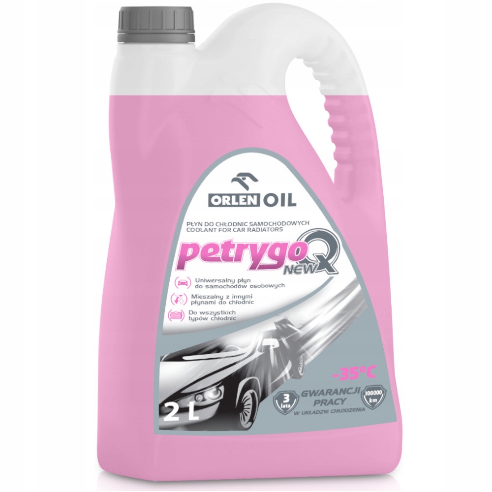 

Płyn do chłodnic Petrygo Q New. -35st. Różowy. 2L