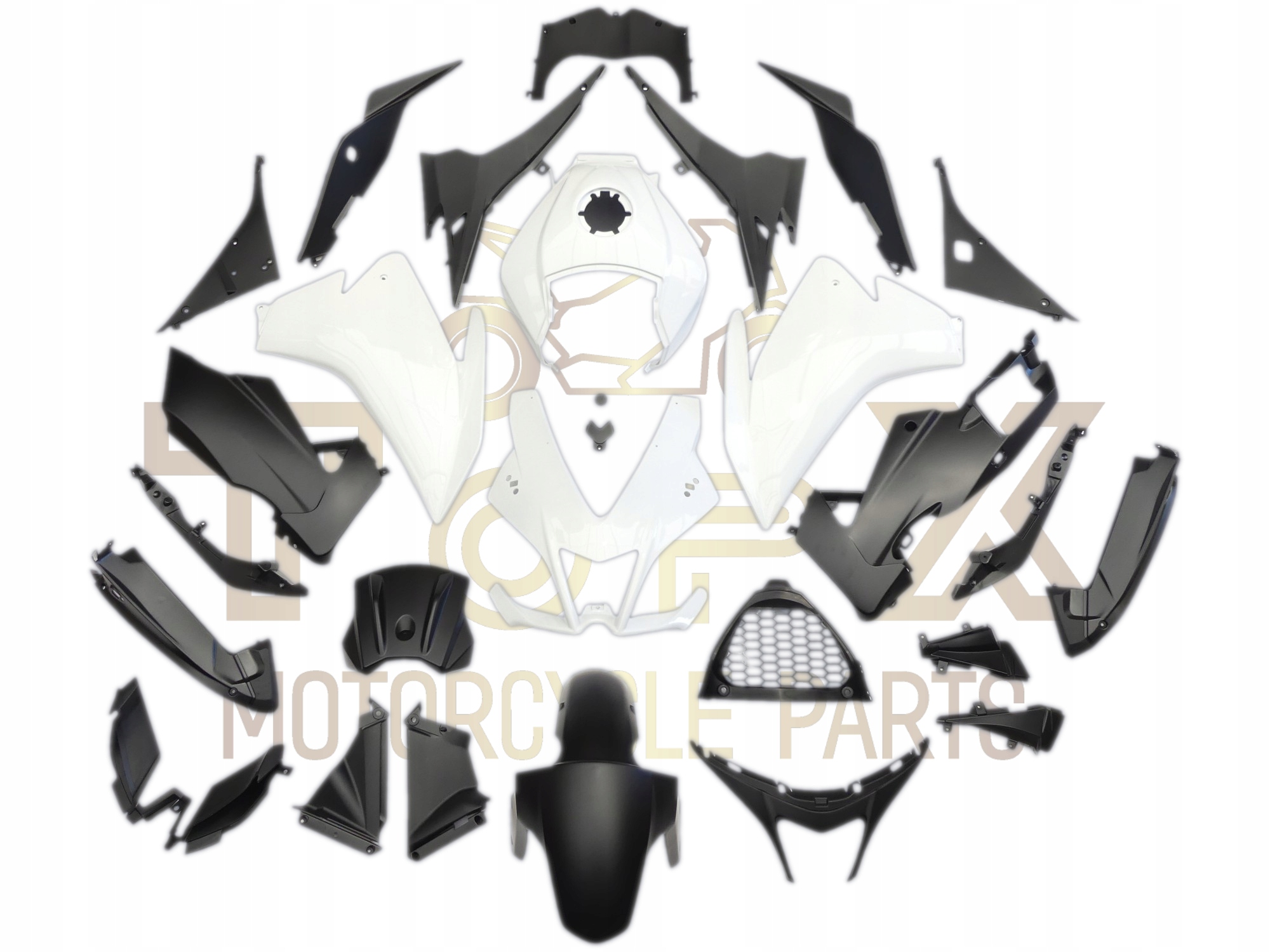 Aprilia RS4 125 50 12 14 sada chráničů těla blatníku TopX