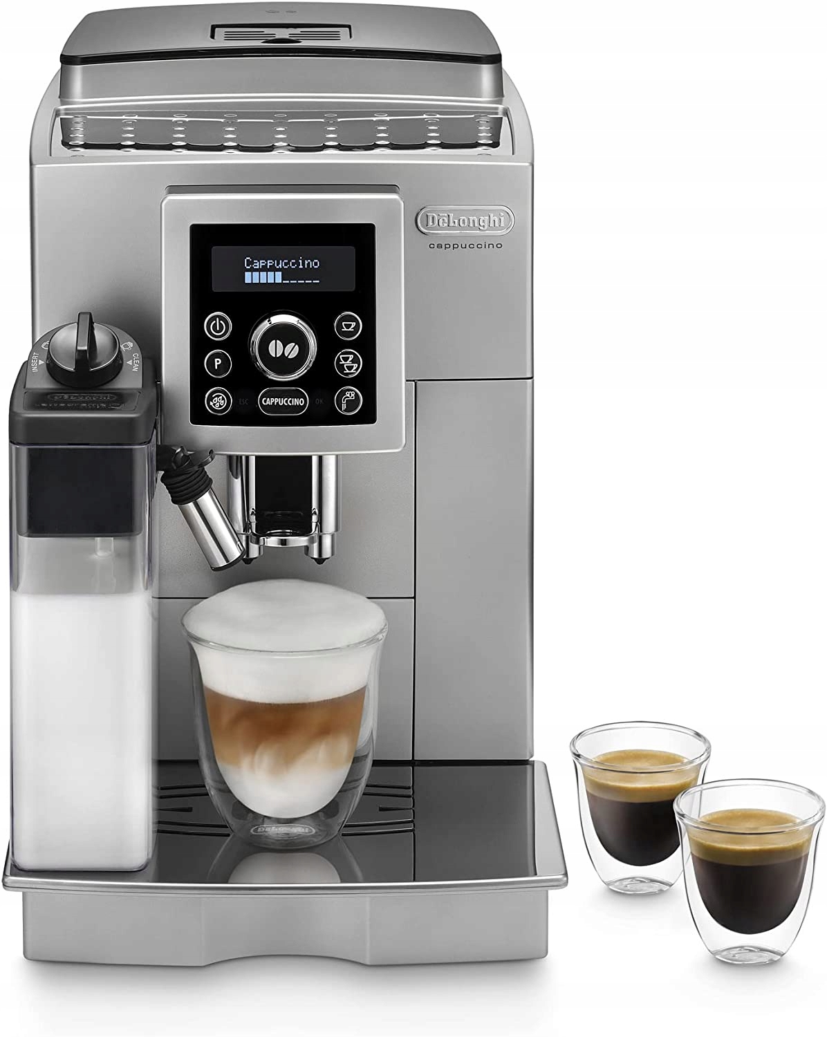 EKSPRES CIŚNIENIOWY De'Longhi ECAM 23.466.S 1450 W Kod producenta 96126585261456 ECAM 23.466.S silver