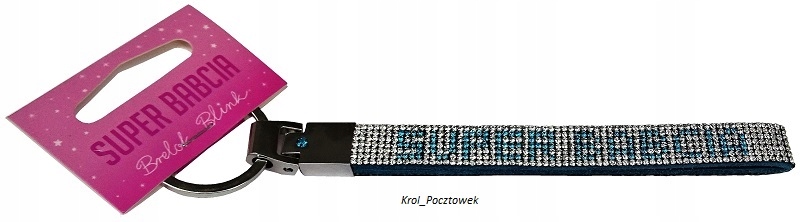 

Błyszczący breloczek dla Babci Dzień Babci