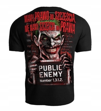 Koszulka męska T-shirt Public Enemy Mamy prawo do szczęścia czarny L