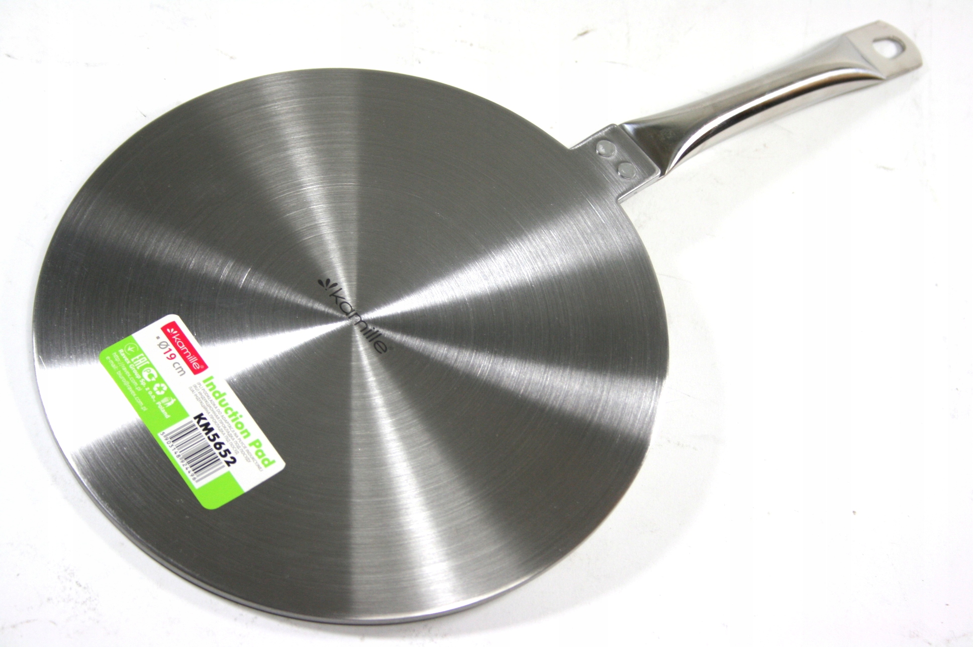 PODKŁADKA na PŁYTĘ INDUKCYJNĄ ADAPTER 19,5cm PO5 Długość (cm) 19.5 cm