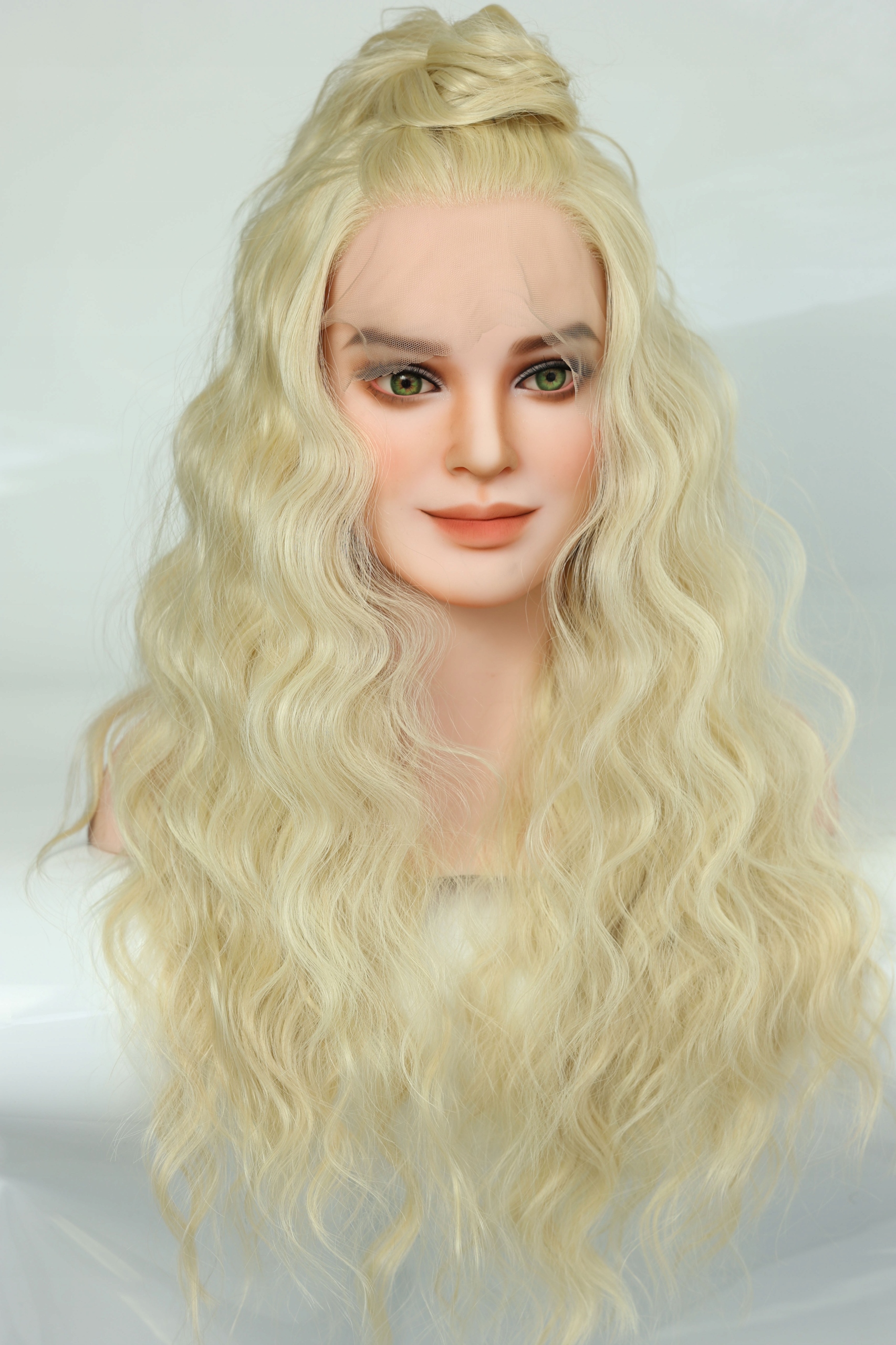 

Peruka Lace Front jak naturalna włosy syntetyczne
