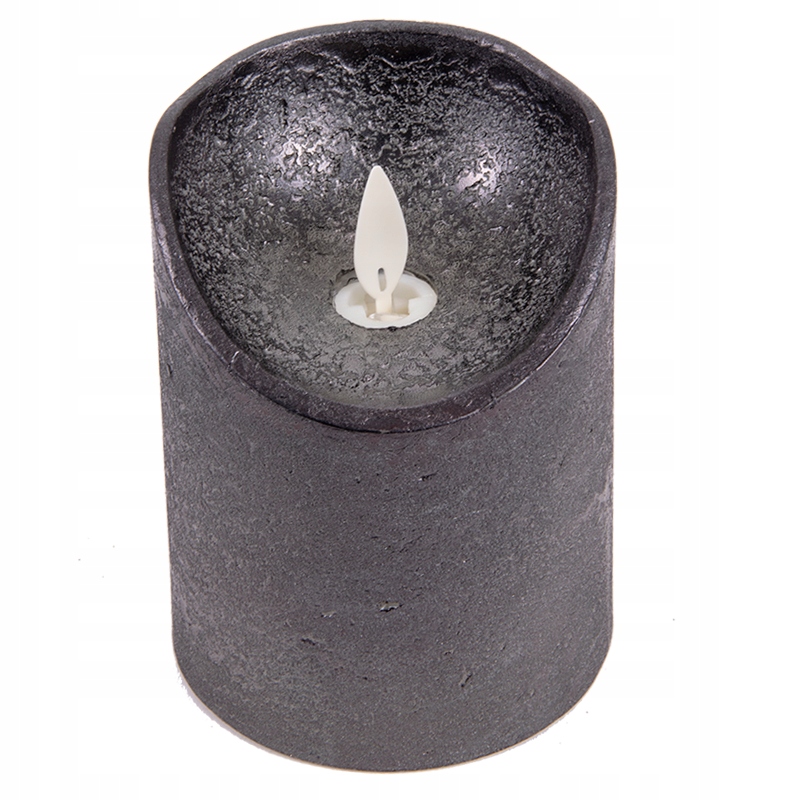 

Świeca woskowa Led w kolorze Antracytowym 10 cm
