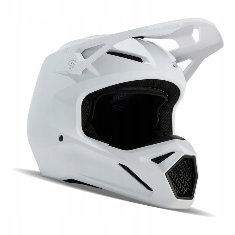 Motocyklová prilba Fox V1 Solid Matte White biela matná Darčeky