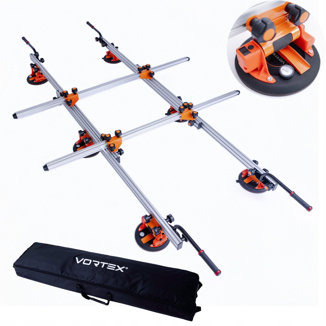 Rám S Elektrickými Přísavkami Pro Přenášení Velkých Formátů Vortex