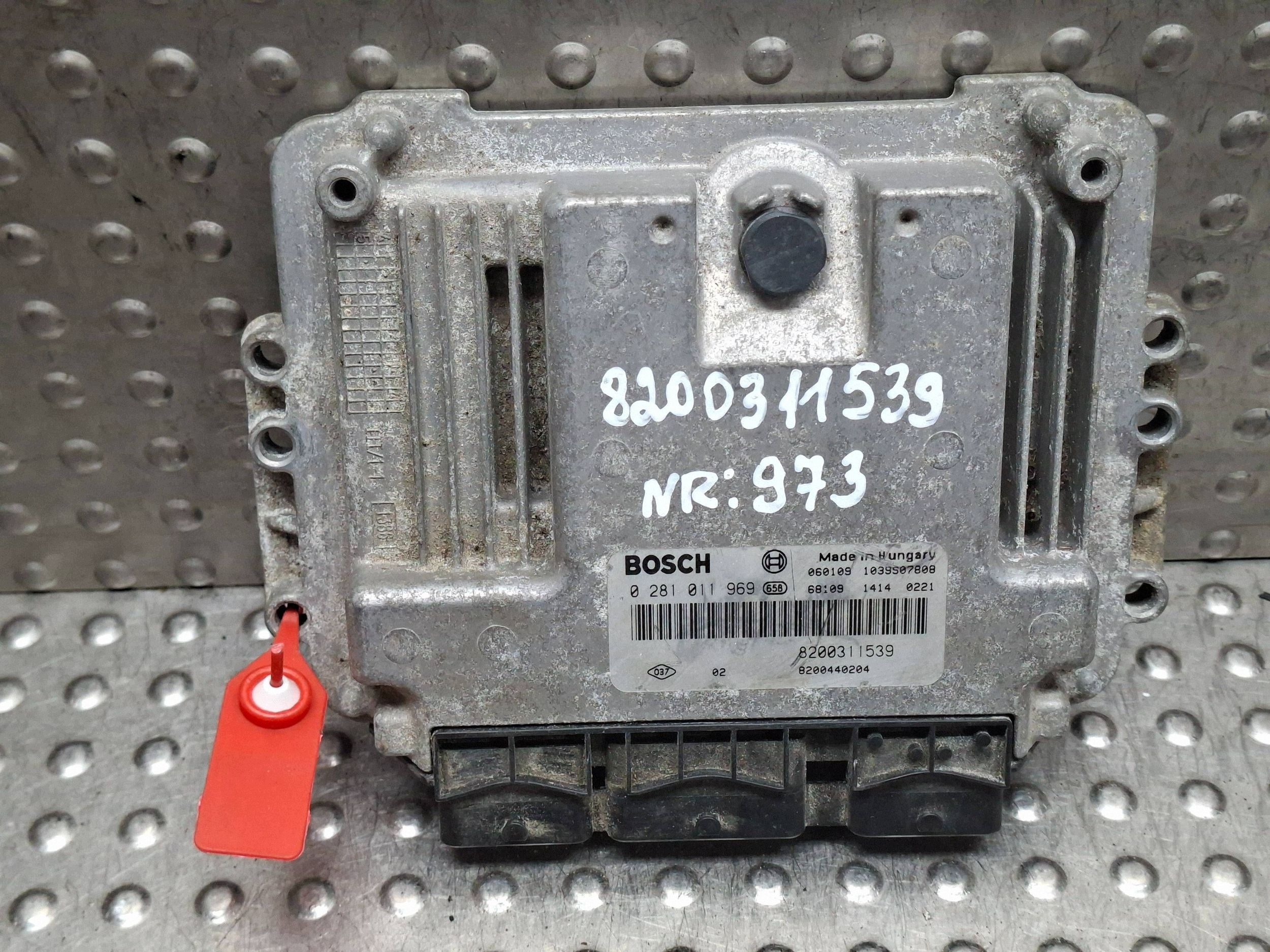 control unit of the engine 0281011969 8200311539 8200440204 RENAULT 1.9 DCI