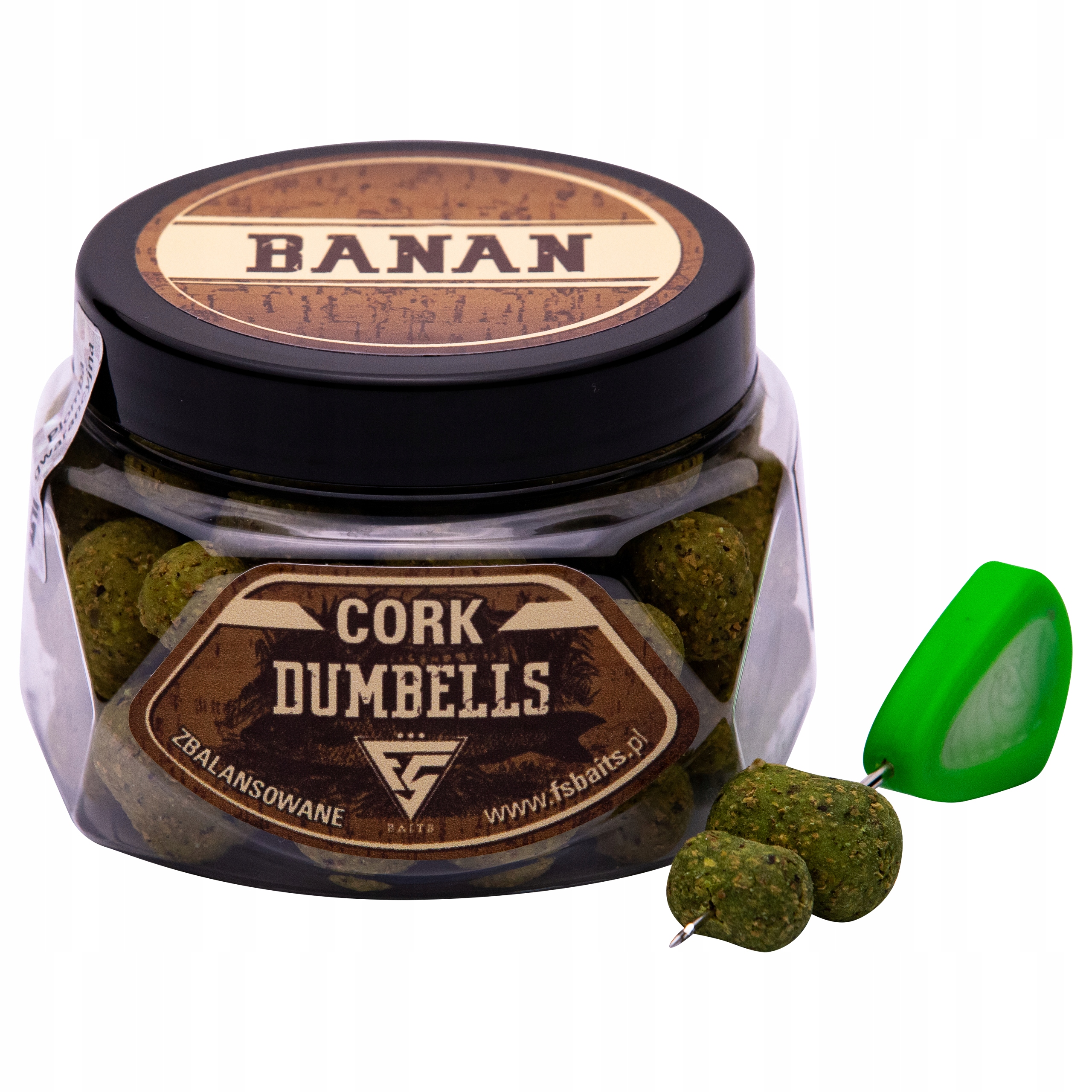 Fs Baits Kulki Zbalansowane Cork Dumbells Banan Mix 20/24 mm