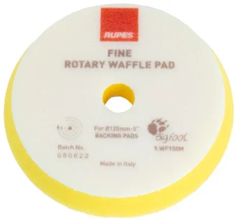 Gąbka polerska na rzep ryflowana Rupes Rotary Fine 150 mm (9.WF150M)