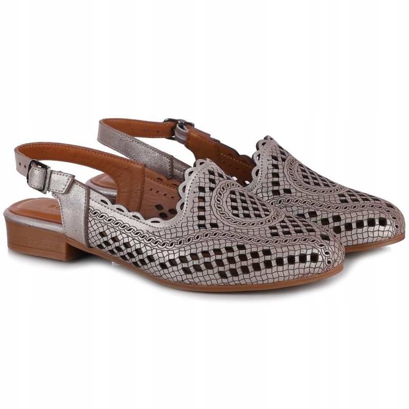 Dámské lodičky s odkrytou patou Bombonella 1T 944 916 Clr 27 Kůže VEL..40