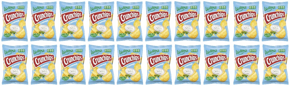 20x 140g Crunchips Fromage chipsy bez glutenu Karton