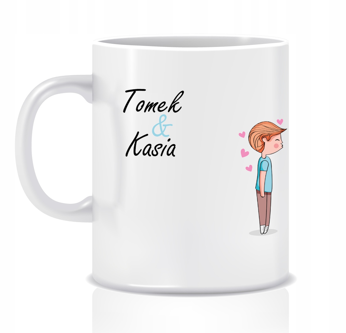 Kubek Prezent Dla zakochanych (imiona &)