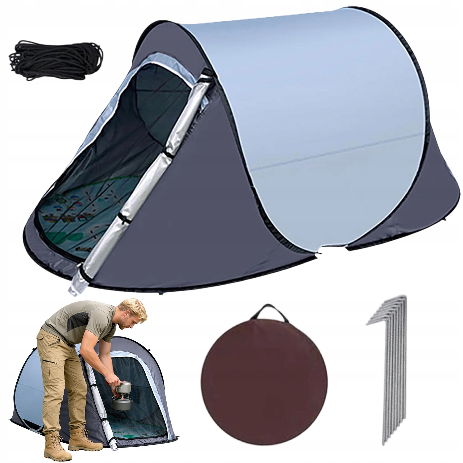 Stan S Dvojitými Dveřmi Pro 1 2 Osoby Na Kempování