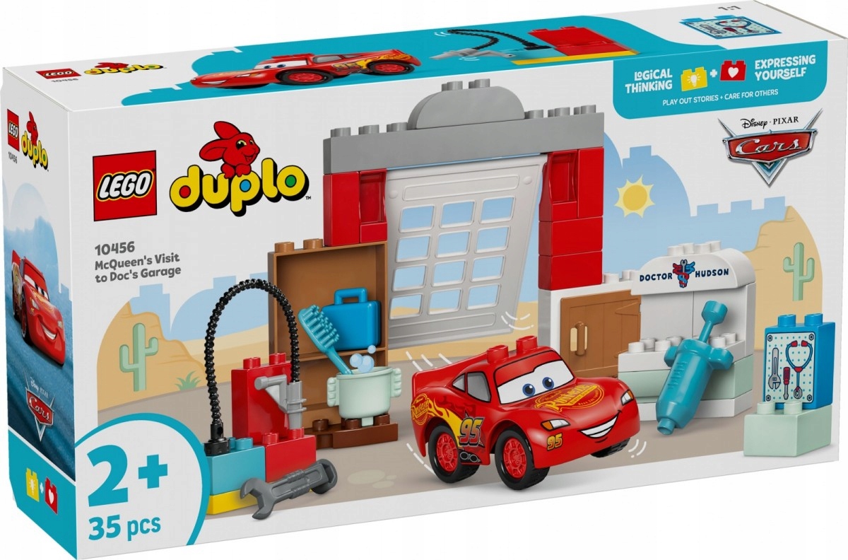 Lego Stavebnice Duplo Disney 10456 Návštěva McQueena v dílně Wójta