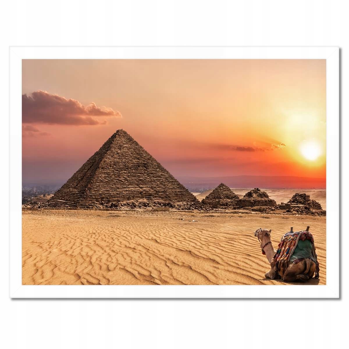 Plakáty v rámu 40x30 Pyramida Menkaure Egypt
