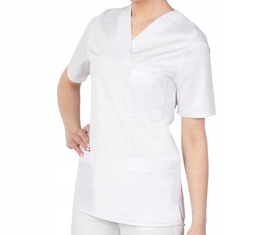 Bluza damska medyczna kosmetyczna Spa M-074 biała L