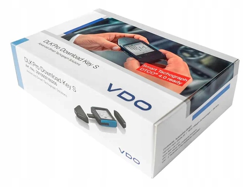 VDO DLK PRO S CZYTNIK TACHOGRAFÓW KART KIEROWCÓW SMART TACHOGRAF 4.1 G2V2 Zasilanie akumulatorowe USB
