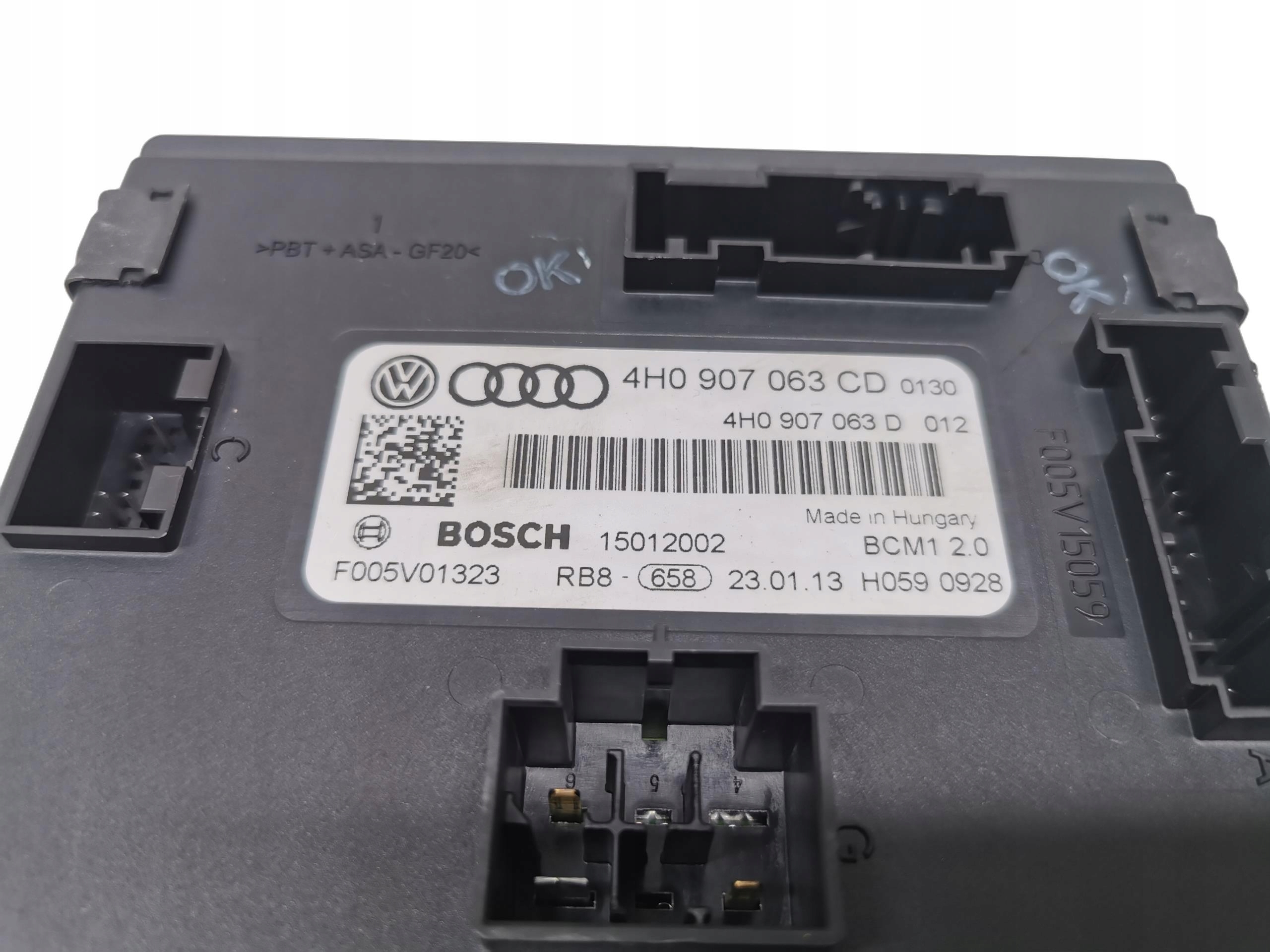 module control unit KOMFORTU VW TOUAREG II 7P 4H0907063CD