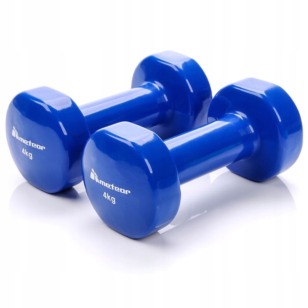 

Hantle Winylowo-metalowe Fitness Meteor 2 x 4 kg