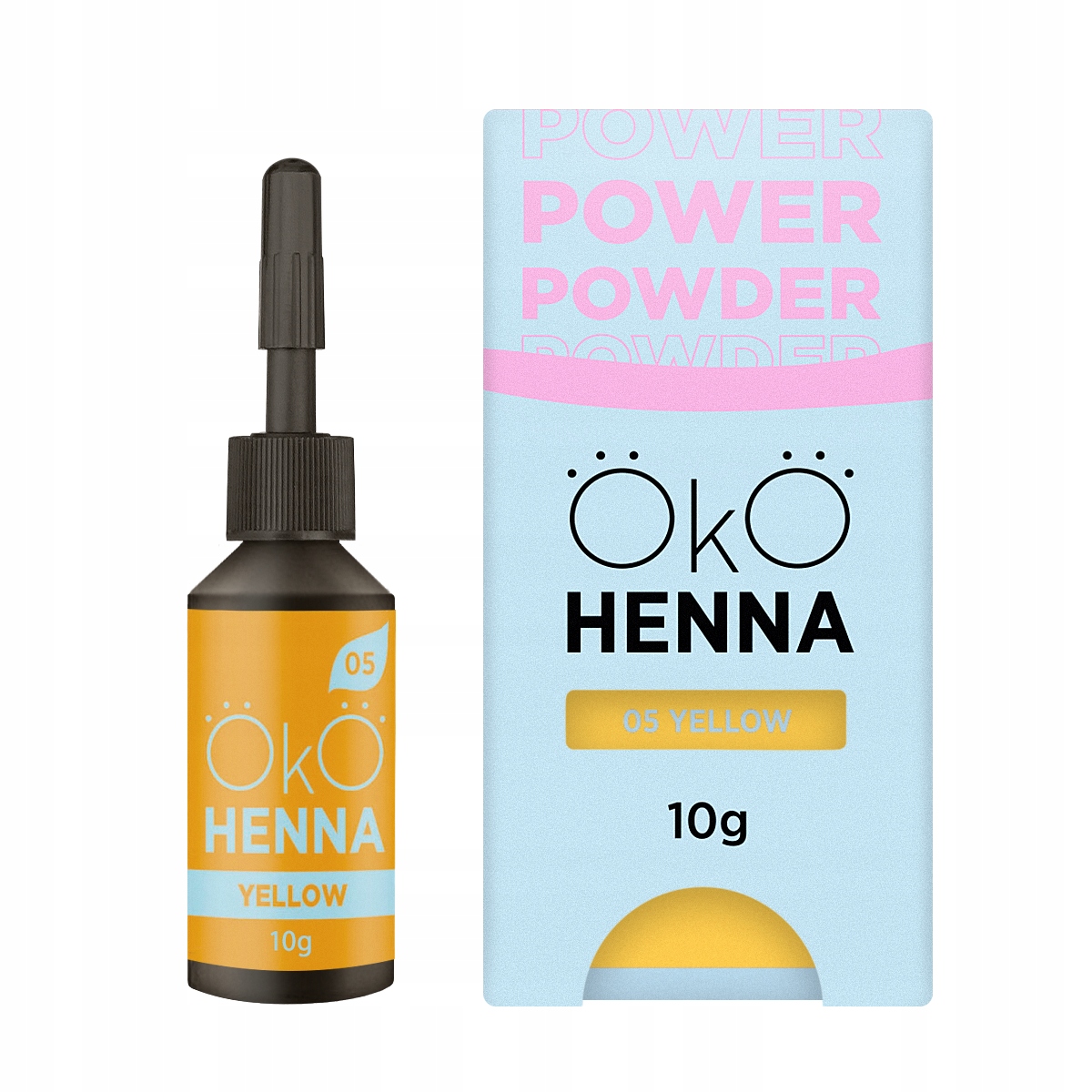 Henna na obočí Oko Power Powder 05 Yellow 10g