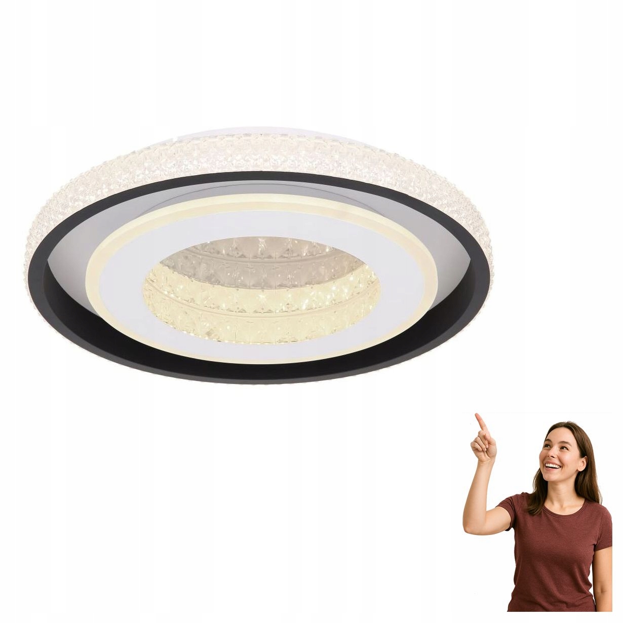 Led Stropné Svietidlo 52W Lucky 41290-52 Globo