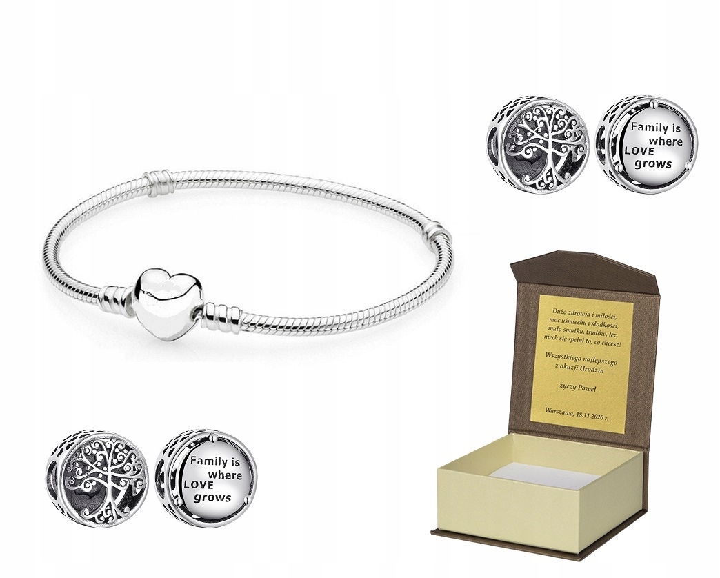 Náramek 19 Cm Charms Bonus věnování B54
