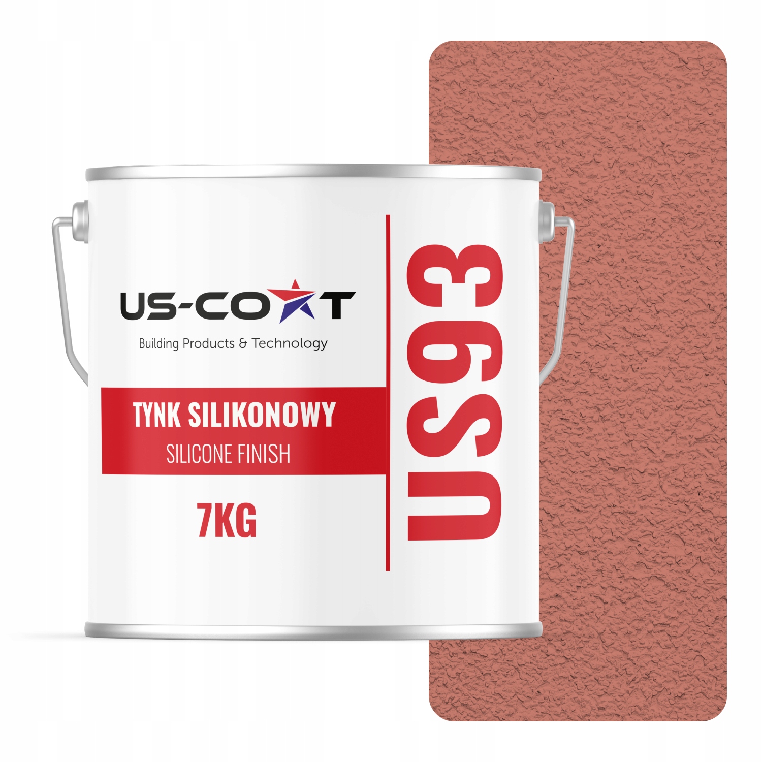 Silikonová Fasádní Omítka Lososová F315 7KG Beránek Granulace 3.0mm